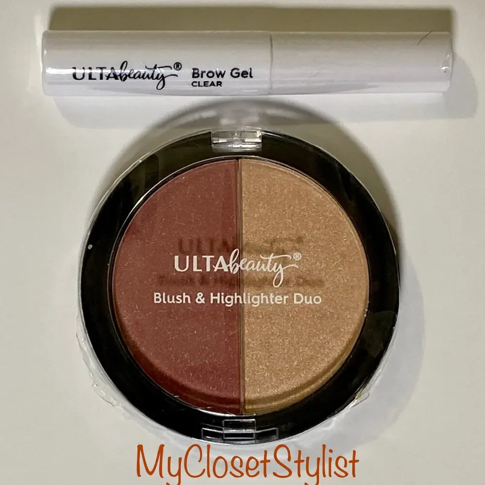ULTA Beauty Bundle of 2: Blush Highlighter & Brow Gel Makeup NWT SEALED